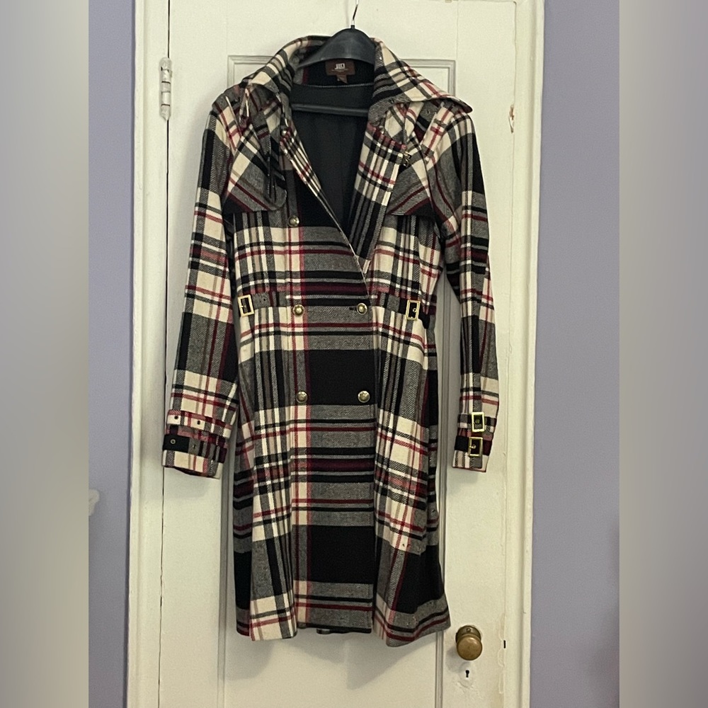 J.Lo Tartan Trench